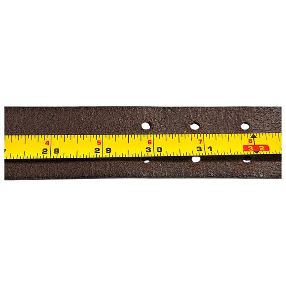 Polo Ralph Lauren Belt Mens 32/30 Brown Leather Equestrian Heritage Gentleman - Picture 12 of 16